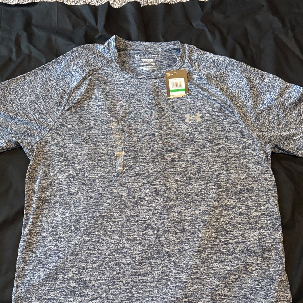 Under Armour Men's Heathered Blue Tee